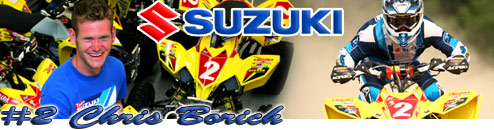 Chris Borich GNCC Pro ATV Racer - Suzuki LTR450 ATV