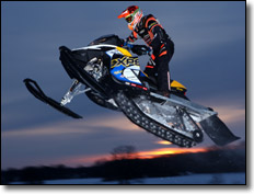 Justin Broberg Warnert Racing Ski-Doo  Snowcross Track