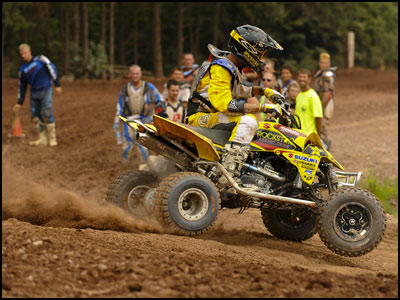 Dustin Wimmer Teaching at Motocross Camp at Breezewoods