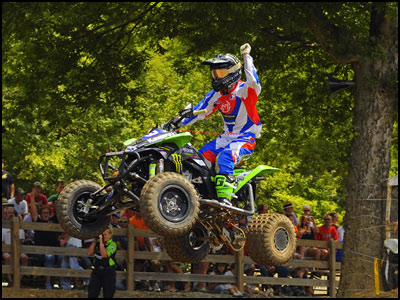 Monster Energy Kawasaki's Josh Creamer at the AMA National Loretta Lynn's Final Round