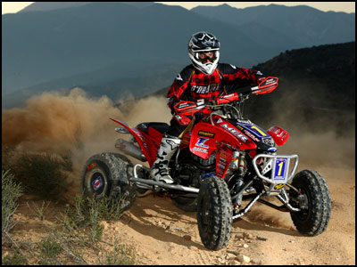WORCS ATV Champion Beau Baron on his Honda TRX450R