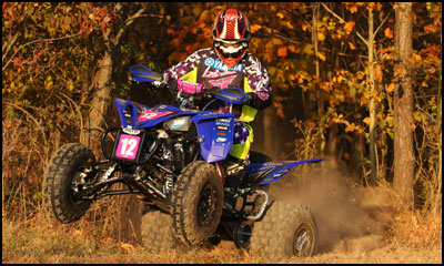 Johnny Gallagher Yamaha YFZ450X  ATV - GNCC Racing Breast Caner Awareness