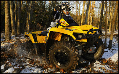 Rick Cecco 2010 Can-Am Outlander 800R 