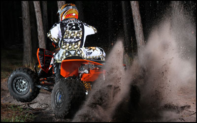 Percision Racing's #8 Bryan Cook - GNCC XC1 Pro ATV Racer
