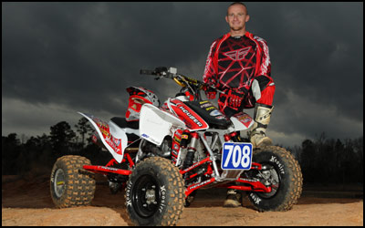 #708 Harold Goodman - AMA ATV Pro MX Racer - Honda 450R ATV