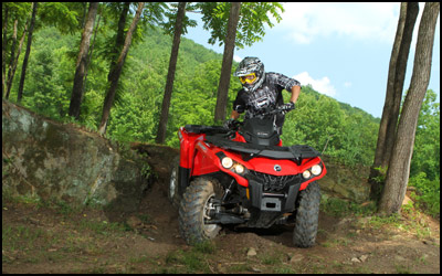 2012 BRP Can-Am Outlander 1000 EFI 4x4 Utility ATV 