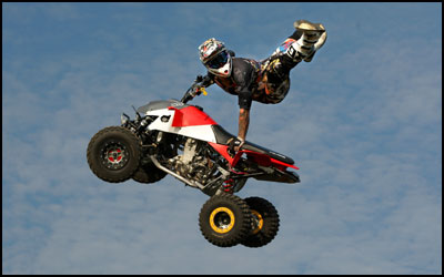 Adam Thene - ATV Freestyle Rider - Polaris Outlaw 450 ATV