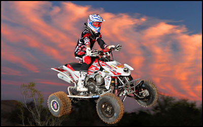 Elka Suspension's Garrin Fuller - Honda TRX450R ATV 