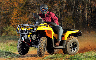 2012 Can-Am Outlander 1000 XT Utility ATV Roost