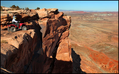 2011 Honda Rancher 420 ES Utility ATV - Moab 7 Mile Rim Trail 