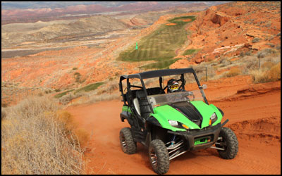 Kawaski Teryx 750 4x4 SxS / UTV - Sand Hollow Resort Golf Course