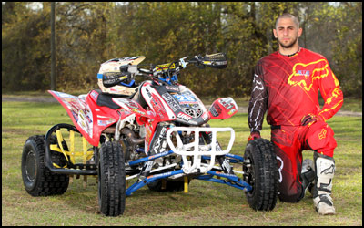 AMA ATV Motocross Pro Racer Derek Swartfager - Honda 450R ATV