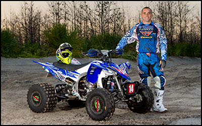 GNCC XC1 Pro ATV Racer Johnny Gallagher - Yamaha YFZ450R ATV