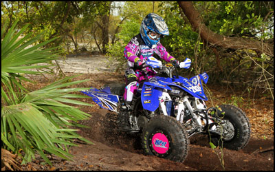 Fly Racing's Traci Cecco - Yamaha YFZ450R Sport ATV