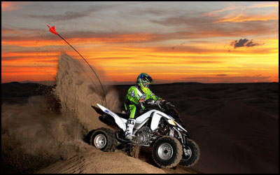 WORCS Pro ATV Racer Robbie Mitchell - Yamaha Raptor 700 ATV