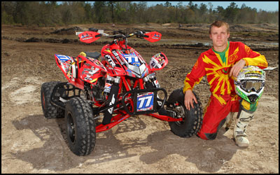 Root River Racing's #77 Nick Moser - AMA ATV MX Pro Racer