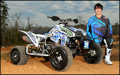 AMA Pro ATV Motocross Rookie #39 Sean Taylor - Honda 450R ATV