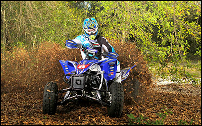 
Fly Racing's #8 Johnny Gallagher - Yamaha YFZ450R Sport ATV