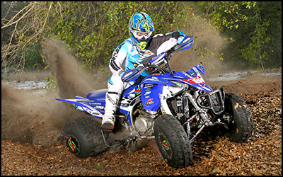 HMF / IQ's #8 Johnny Gallagher - Yamaha YFZ450R Sport ATV
