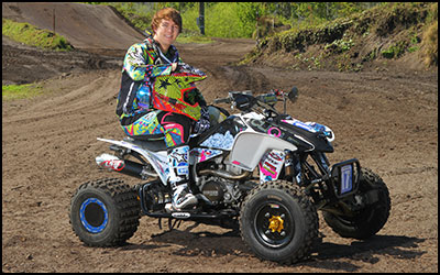 Clique Vodka's #17 Jon VenJohn - AMA Pro ATV Motocross Racer - 2013 Honda 450R ATV Wallpaper