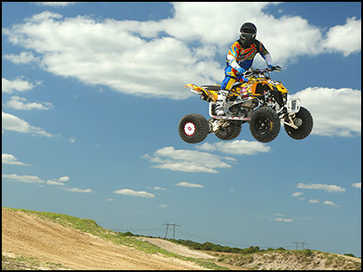 Pro-Am ATV Motocross Racer Duck Lloyd