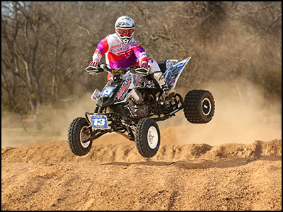 Pro ATV Motocross Racer John Natalie