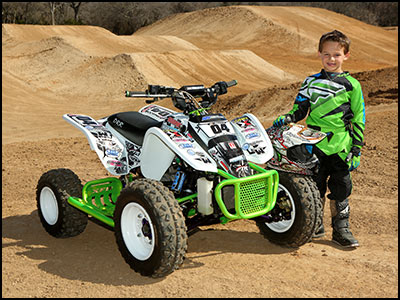 Logan Steele Youth ATV Motocross Racer