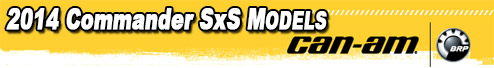 20122Can-Am Commander 1000 & 800R  SxS  / UTV Models