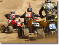 Joe Byrd, John Natalie, Doug Gust AMA ATV Motocross Nationals