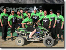 Josh Creamer - Kawasaki KFX450R ATV Race Team