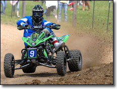 Kawasaki's Josh Creamer - Pro ATV Motocross Racers