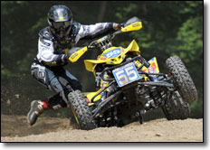 Suzuki's Doug Gust  -  Pro ATV Motocross Racers