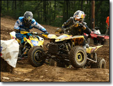 Suzuki's Doug Gust  & Dustin Wimmer  -  Pro ATV Motocross Racers