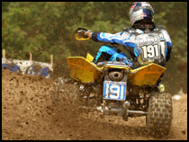 Suzuki's Dustin Wimmer - Pro ATV Motocross Racers