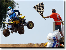 Suzuki's Chad Wienen  -  Pro ATV Motocross Racers