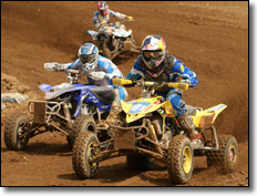 Suzuki's Dustin Wimmer  -  Pro ATV Motocross Racers