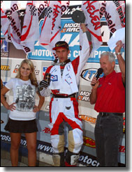 Dustin Wimmer ATV Podium