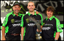 Kawasaki's Josh Creamer ATV Motocross Win
