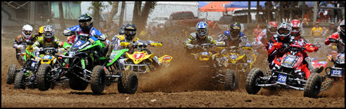 Kawasaki's Josh Creamer ATV Motocross