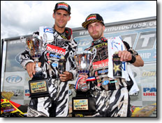 Josh Creamer - Dustin Wimmer - Podium - Suzuki LTR450 ATV