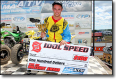 Jeffrey Rastrelli - Suzuki LTR450 ATV Mushin Podium
