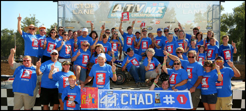 Chad Wienen - 2012 AMA ATV MX Championship Podium