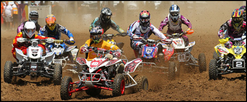 Pro-Am Production ATV Motocross Podium