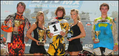 Pro-Am Production ATV Motocross Podium