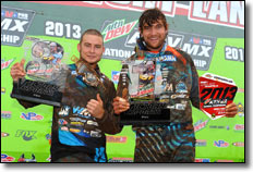 Chad Wienen & Thomas Brown - Yamaha YFZ450R ATV Podium