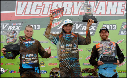 Pro ATV Motocross Round 1 Podium