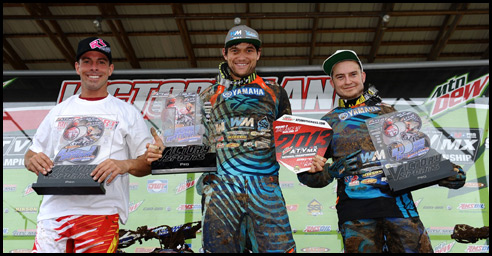 Pro ATV Motocross Round 1 Podium