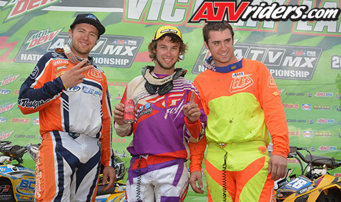 Mtn Dew ATV Motocross Pro-Am ATV MX Podium