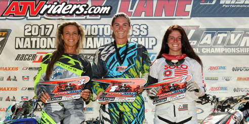 Women WMX ATV MX Podium