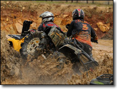Can-Am Outlander  ATV Mud Racing